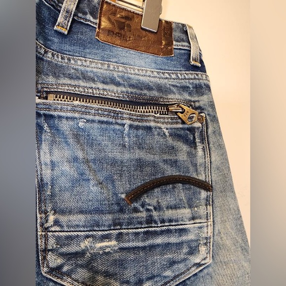 G Star Raw Men's Navy Denim Jeans - Picture 6 of 7